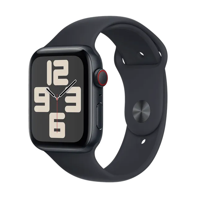 Apple Watch Series SE 1st Gen (2020) - GPS + Cellular - 44mm - Space Gray Aluminum With Alpine loop midnight
